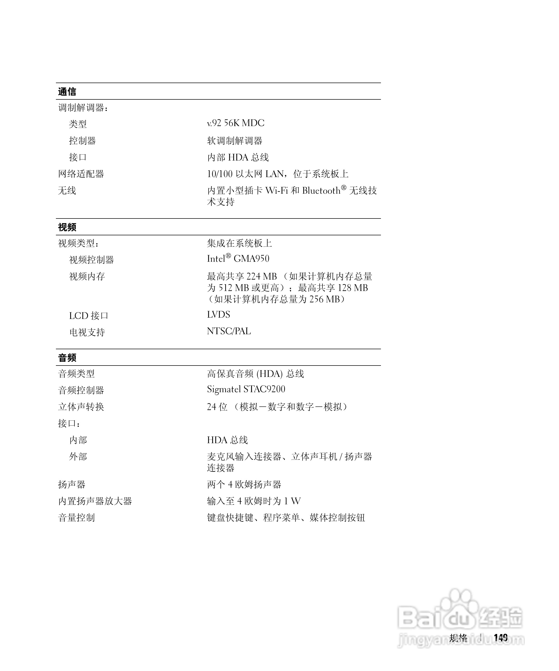 戴尔Inspiron E1405笔记本电脑使用说明书:[15]