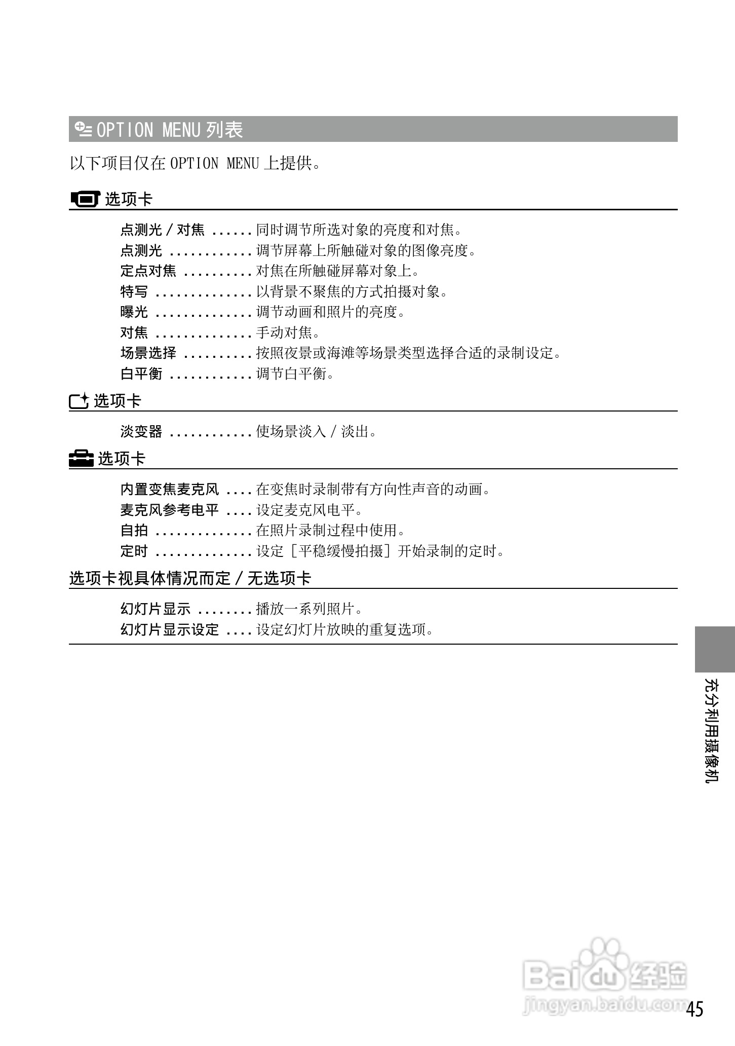索尼HDR-XR520VE摄像机说明书:[5]