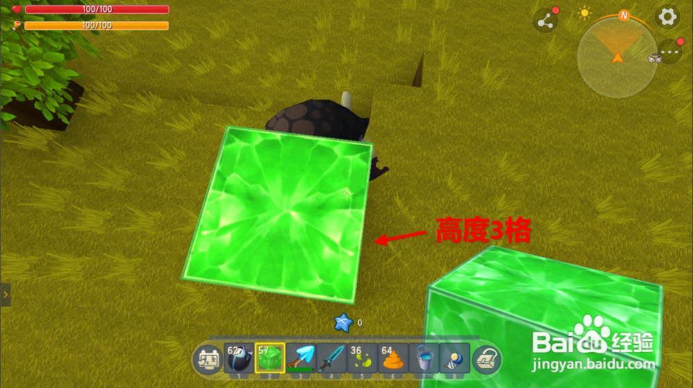 迷你世界如何无伤击杀地心人