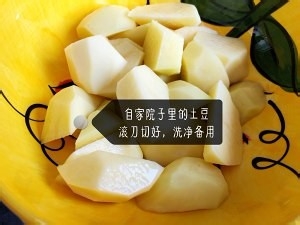 营养美食制作土豆炖排骨