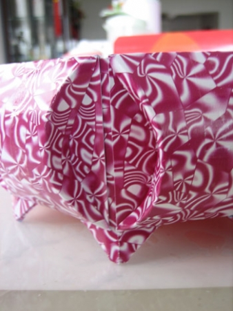 纸牌制作小小收纳盒（一）