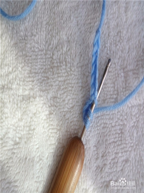 钩针枣型针的钩法