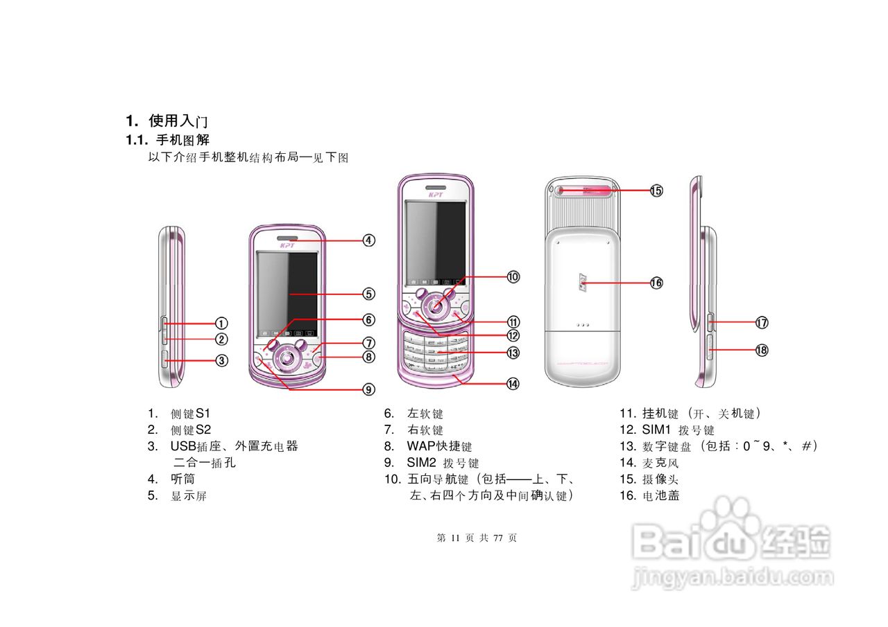 港利通手机S6600型使用说明书:[2]