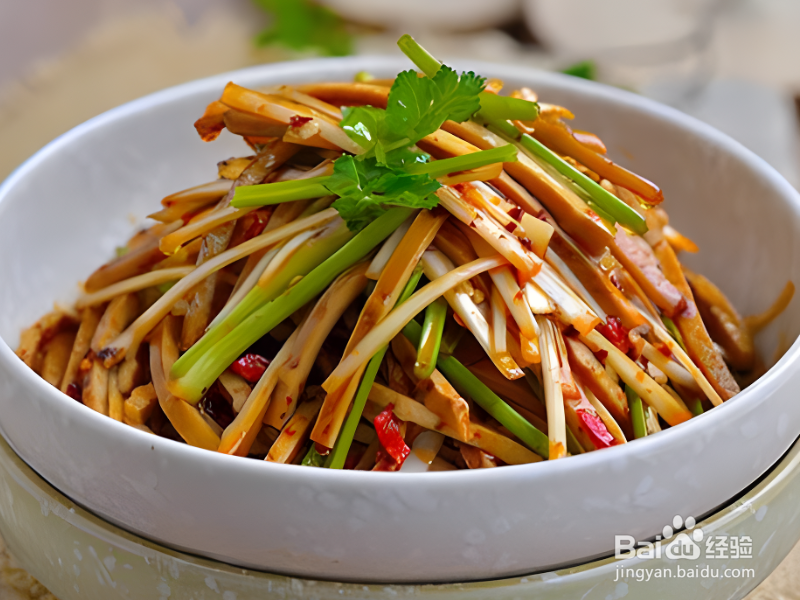 如何做葱拌豆腐丝