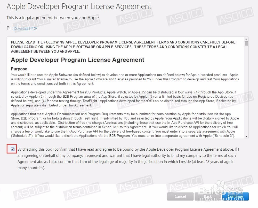 ASO100教你怎么注册苹果开发者账号