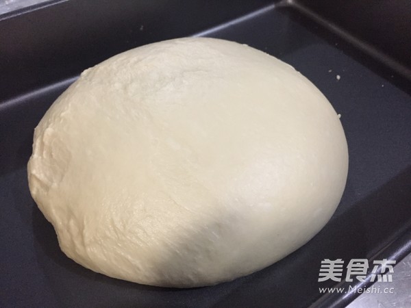 快手皇冠面包 一次发酵