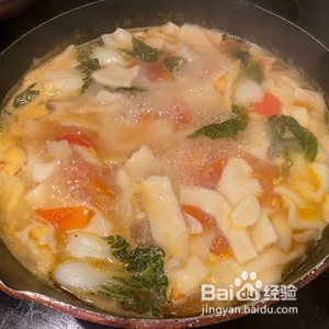 西红柿扯面片的做法