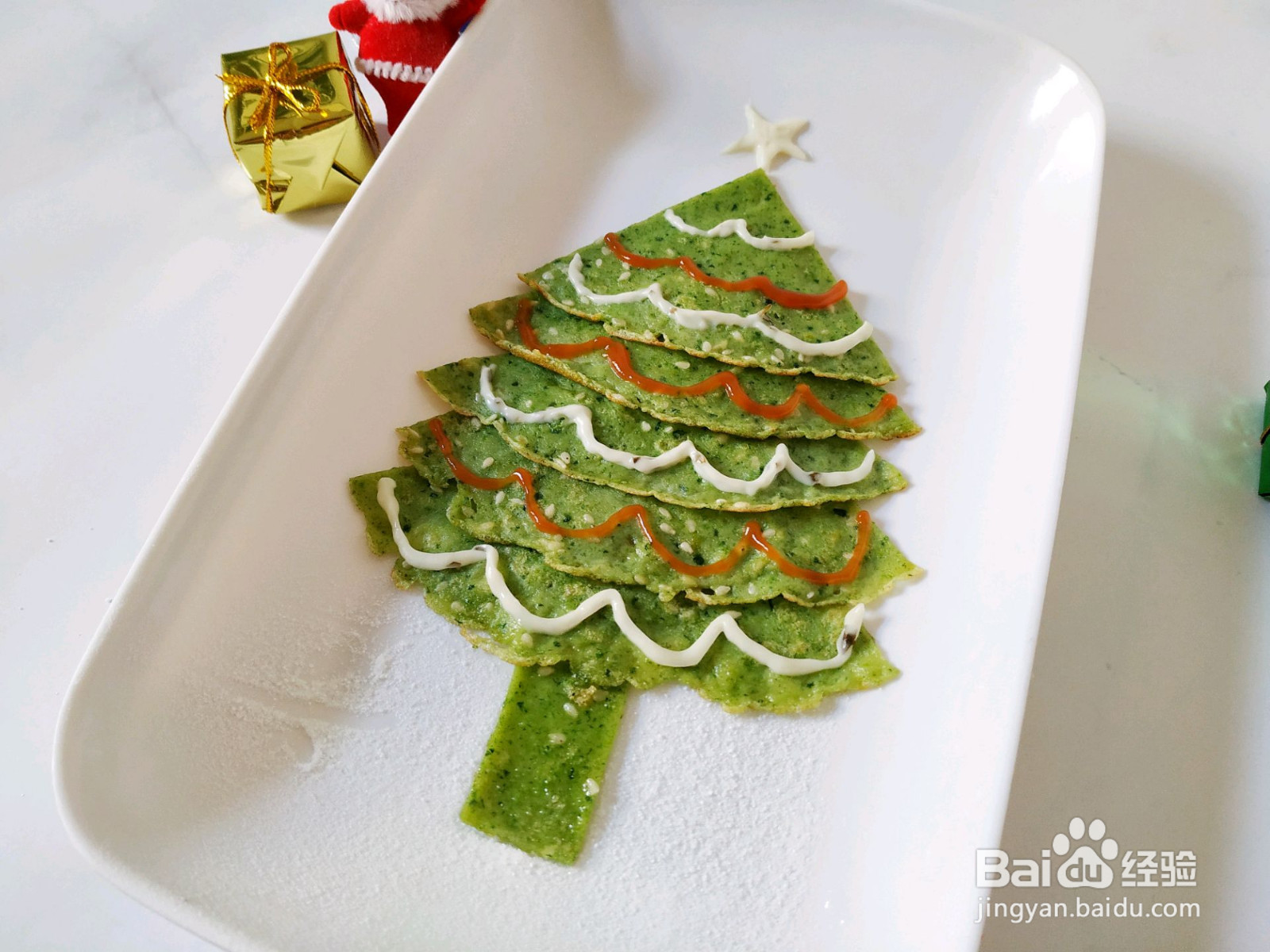 煎饼圣诞树的做法