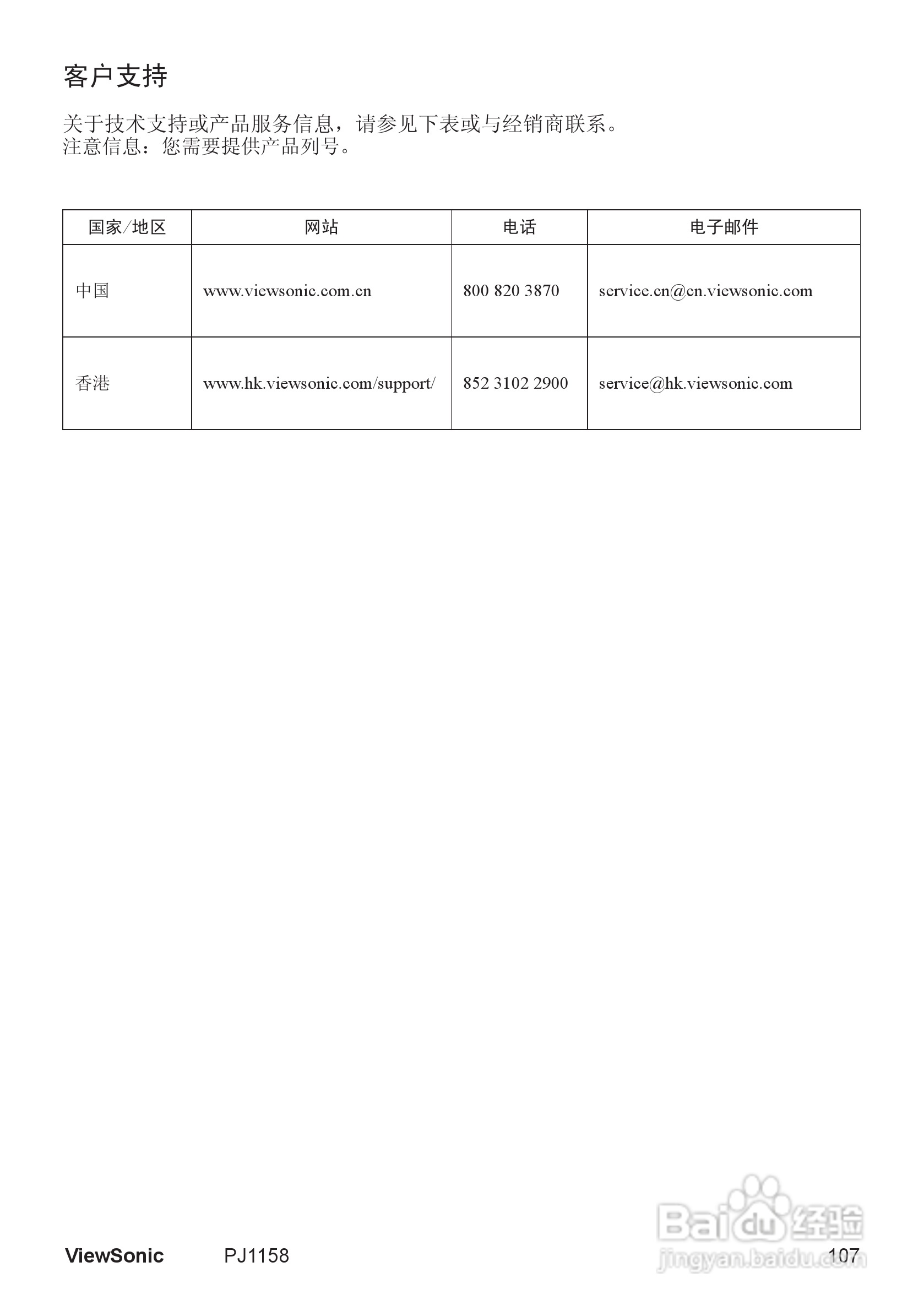优派PJ1158投影机使用说明书:[12]