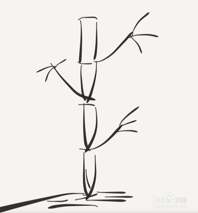 涂鸦系列之如何画一颗竹