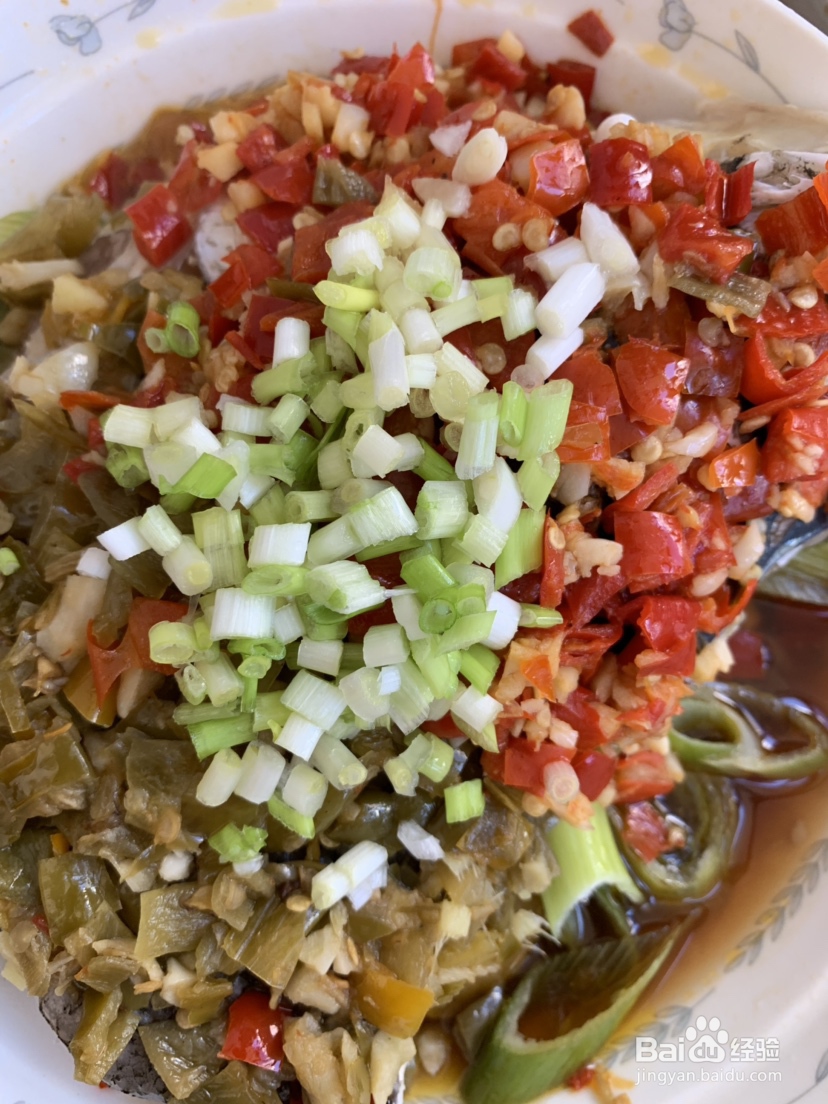 简单家常双椒鱼头