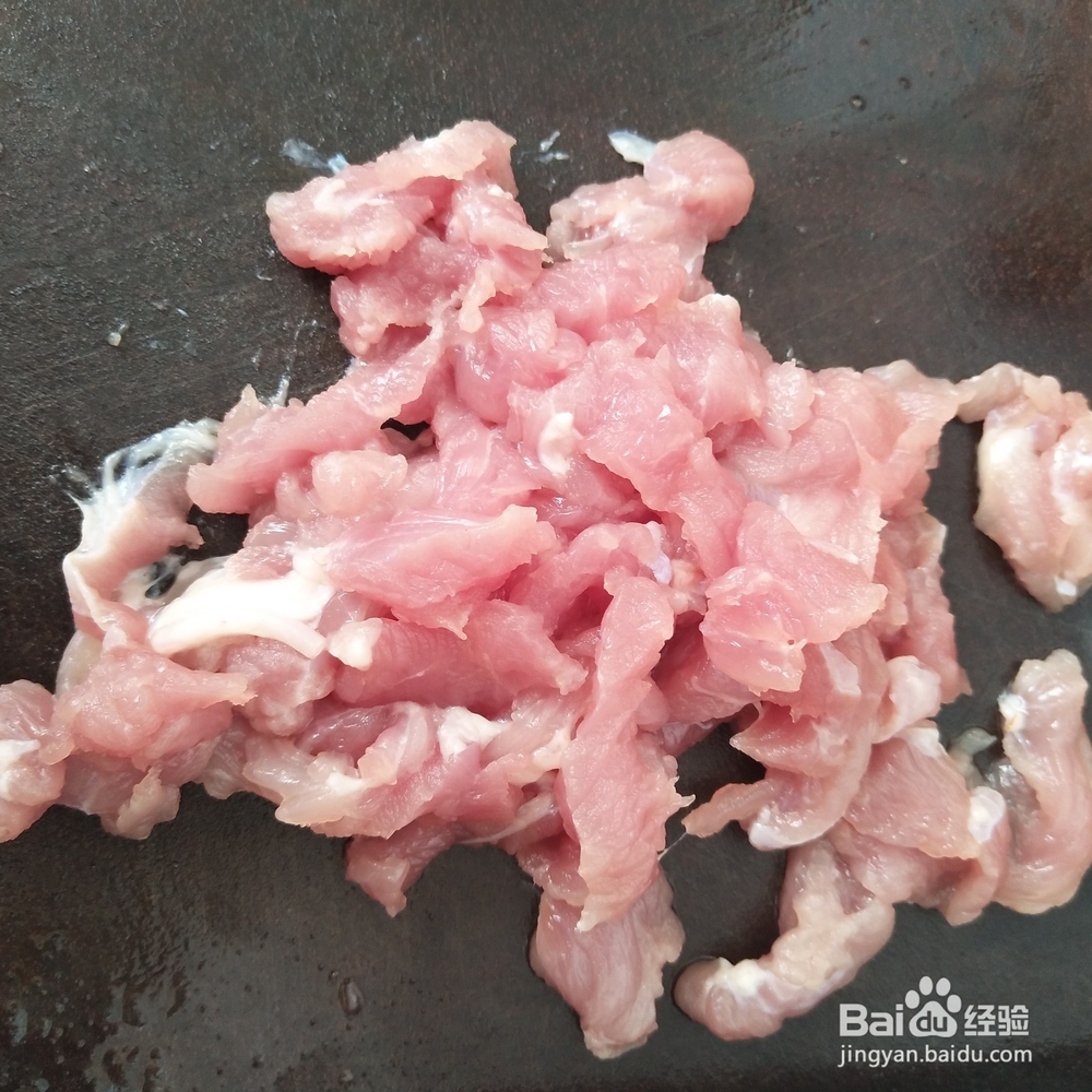 小白菜炒肉怎么炒