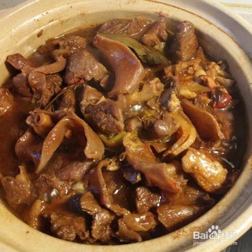 焖坛肉的做法