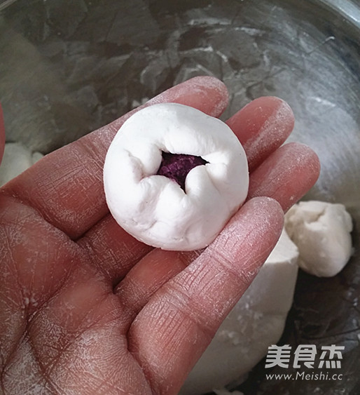 自制紫薯元宵