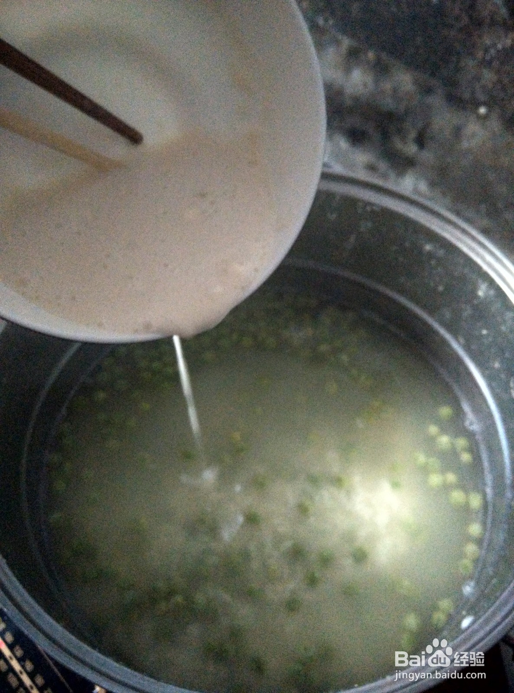 糯米豌豆苹果粥