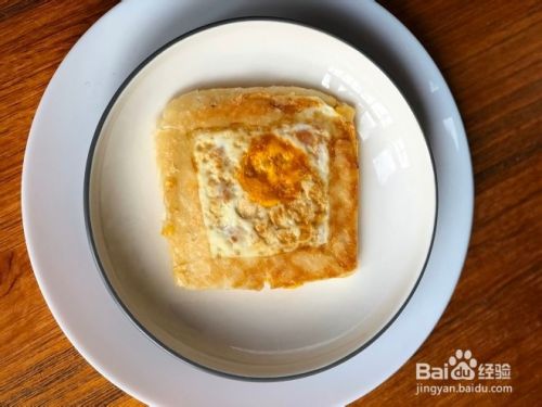 早餐吐司包蛋的做法 百度经验