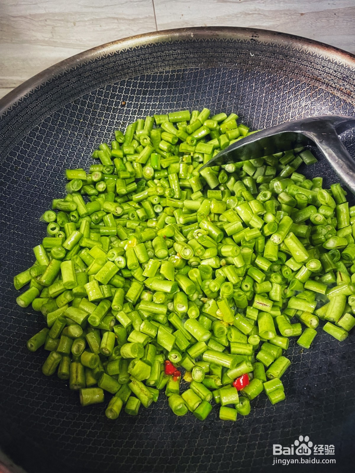 豆角肉末的做法