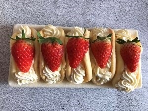 甜香扑鼻草莓蛋糕