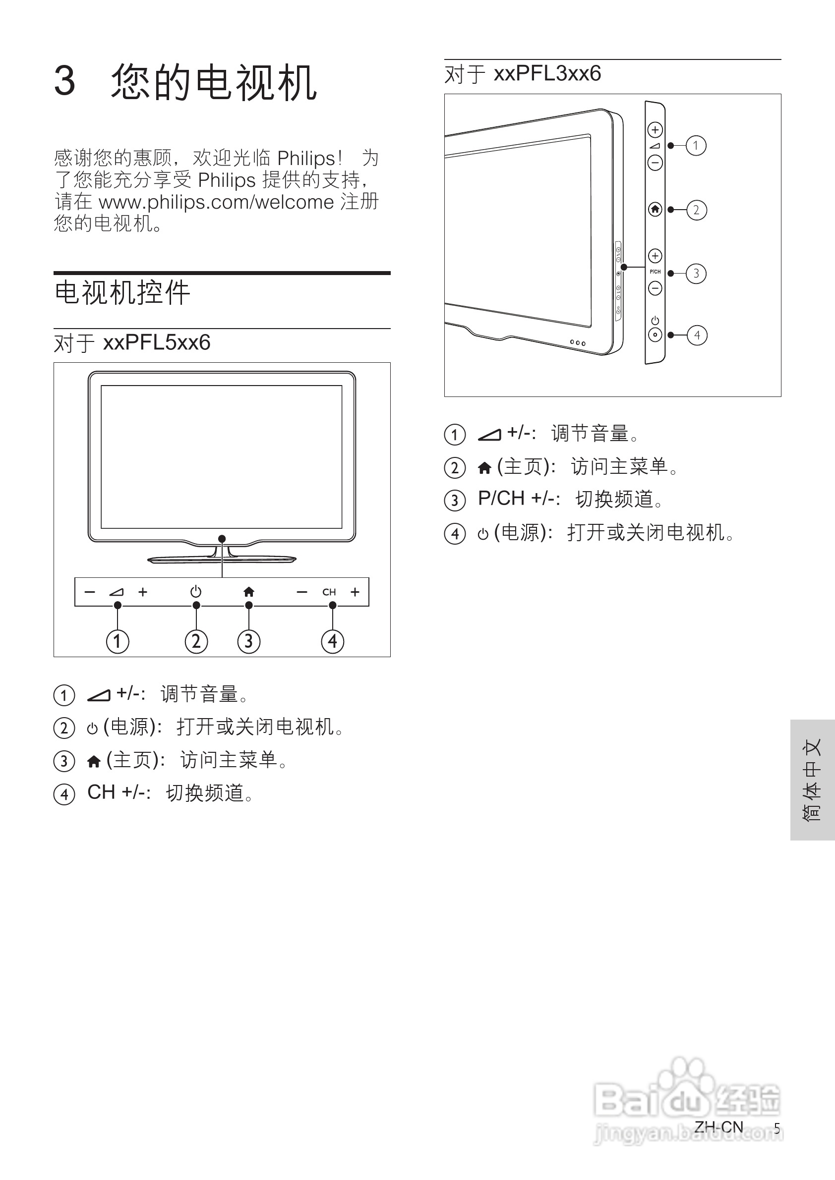 Philip飞利浦42FPL5606电视说明书:[1]