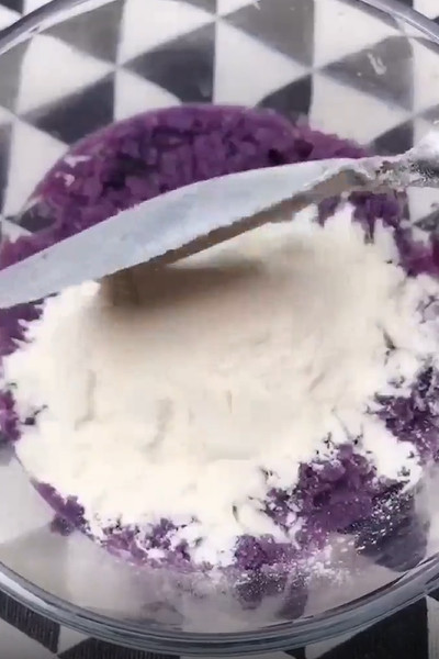 奶香紫薯大馒头怎么做？