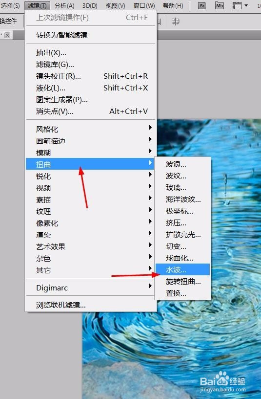 ps教程---扭曲滤镜、杂色滤镜