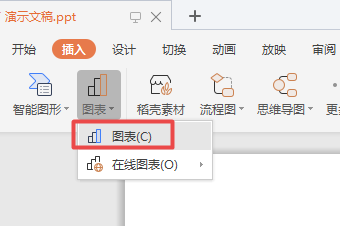PPT如何插入饼图