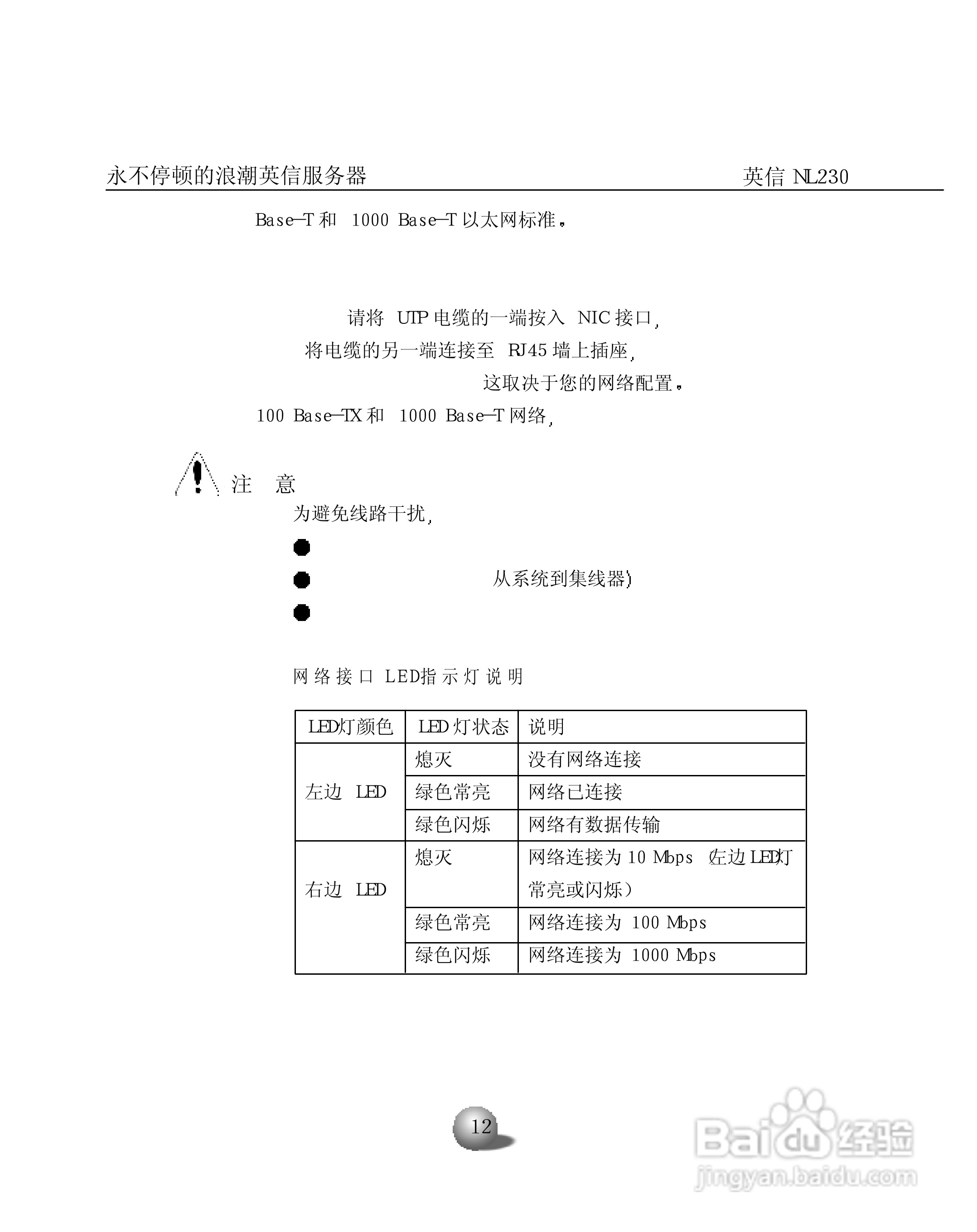 浪潮英信服务器NL230用户手册说明书:[2]