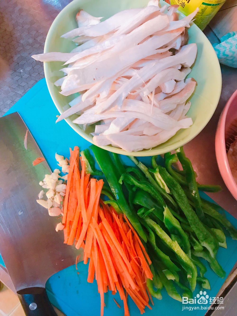 看完就会的杏鲍菇胡萝卜青椒