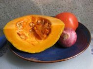 南瓜番茄面片汤的做法