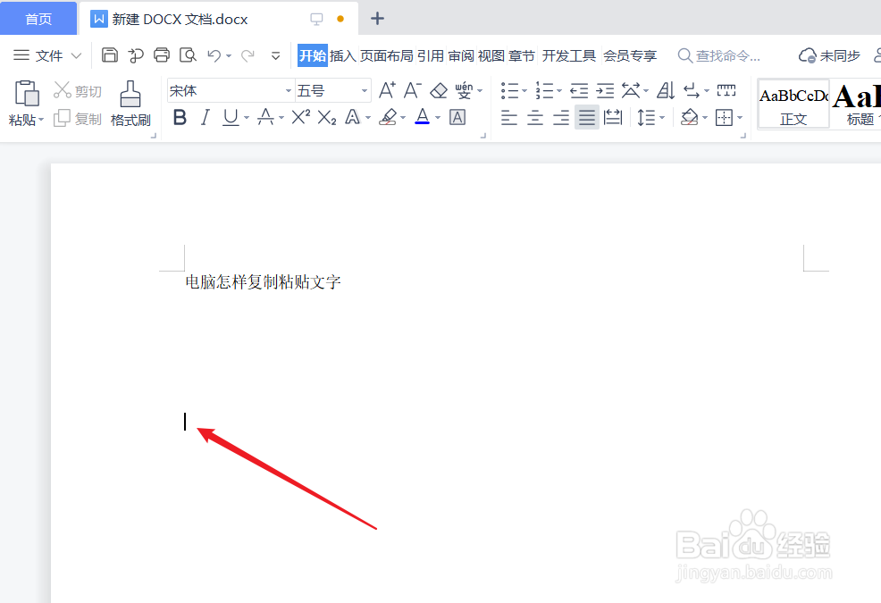 电脑怎样复制粘贴文字