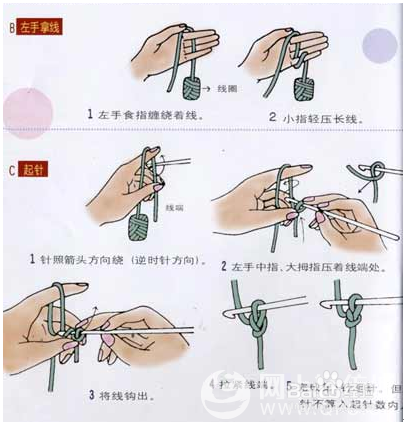 围脖的各种织法