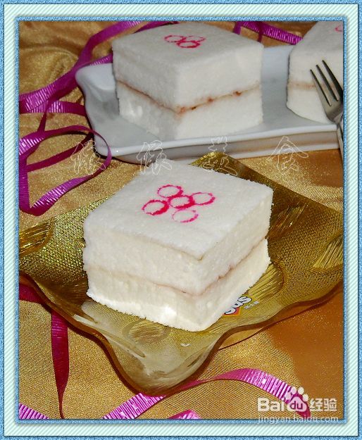 用剩的蛋白如何利用?---清香蛋白蛋糕