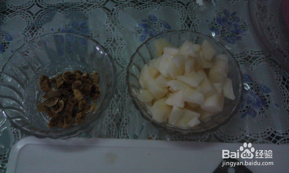 无花果雪梨甜品