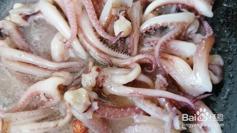 螺丝椒炒鱿鱼须