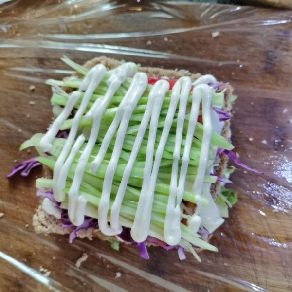 超级金枪鱼肉松三明治