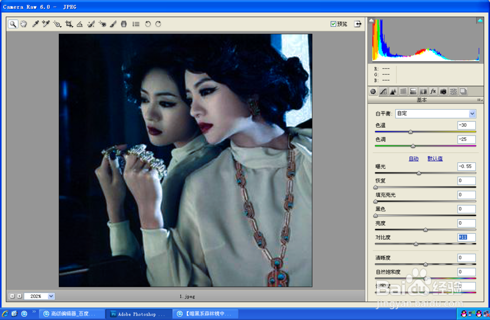 用PS调出暗黑系森林镜后世界