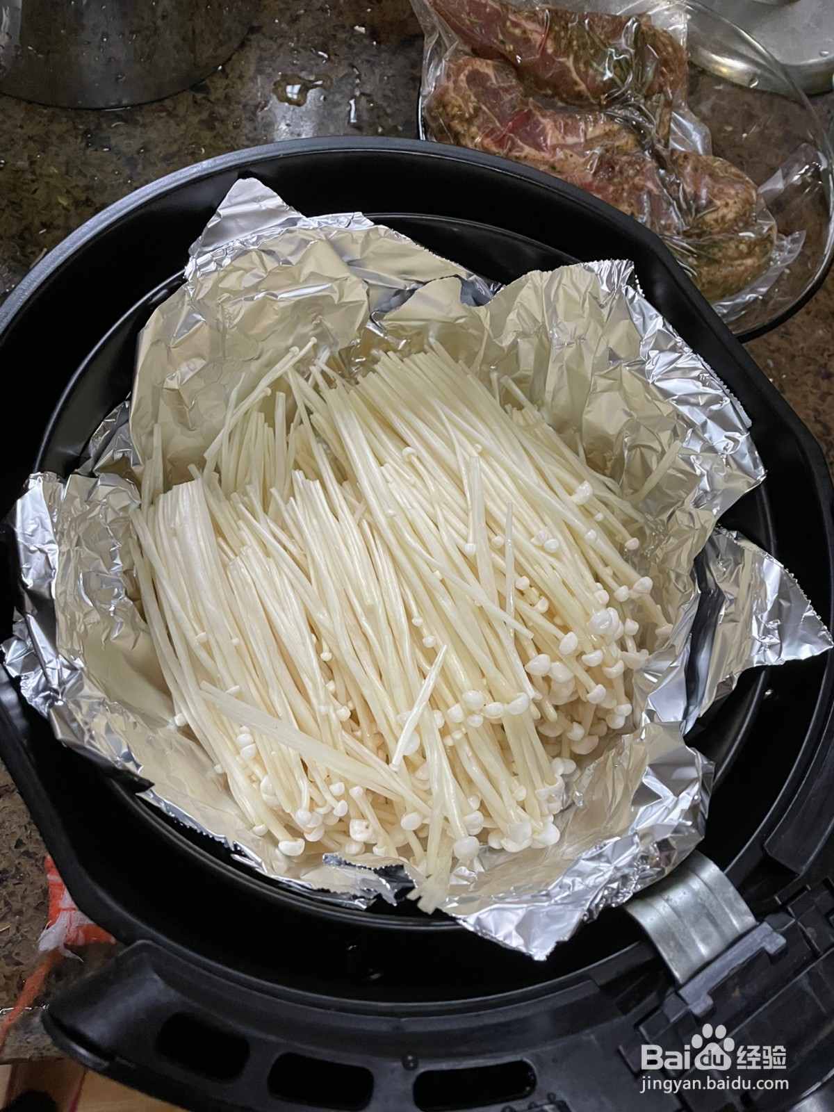 锡纸花甲粉的做法