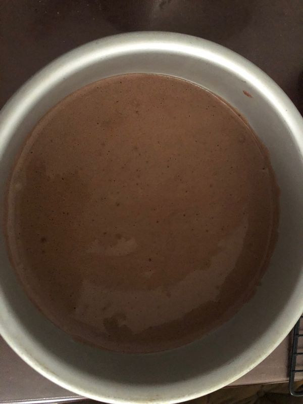 6寸可可戚风蛋糕