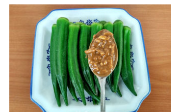 怎么做芝麻酱拌秋葵