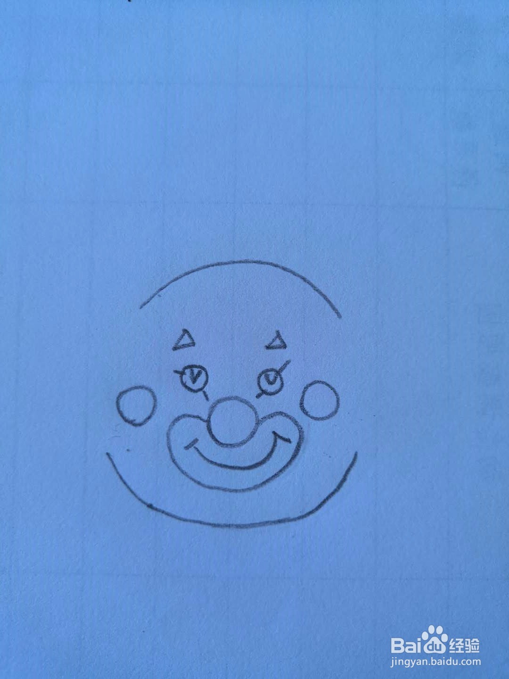 简笔画-如何画小丑
