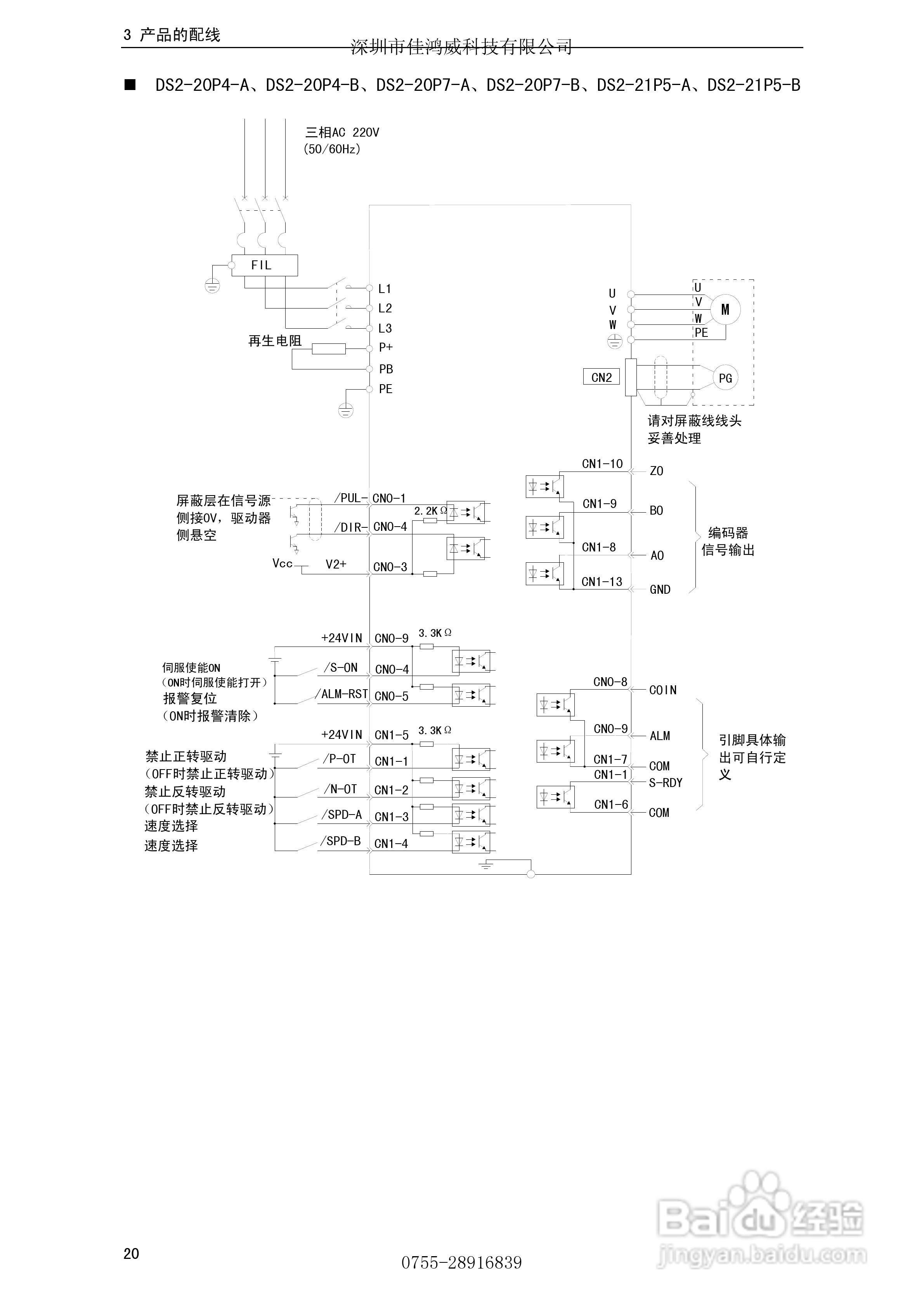 佳鸿威DS2系列伺服驱动器用户手册:[3]