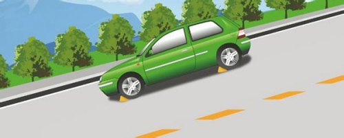 如何在坡道上停车