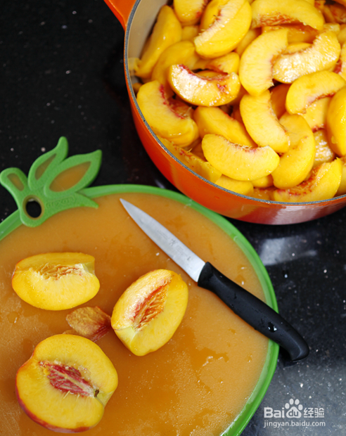 我家汤鲜森教您做黄桃罐头