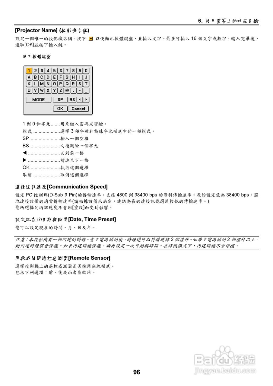 NEC NP2000/NP1000投影机使用手册:[11]
