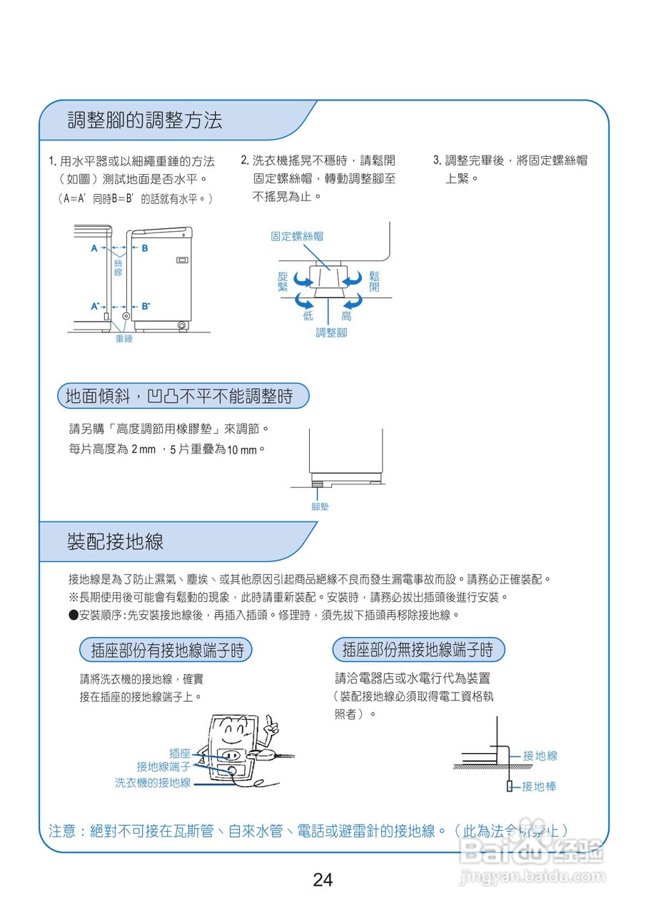 三洋SW-928UF洗衣机使用说明书:[3]