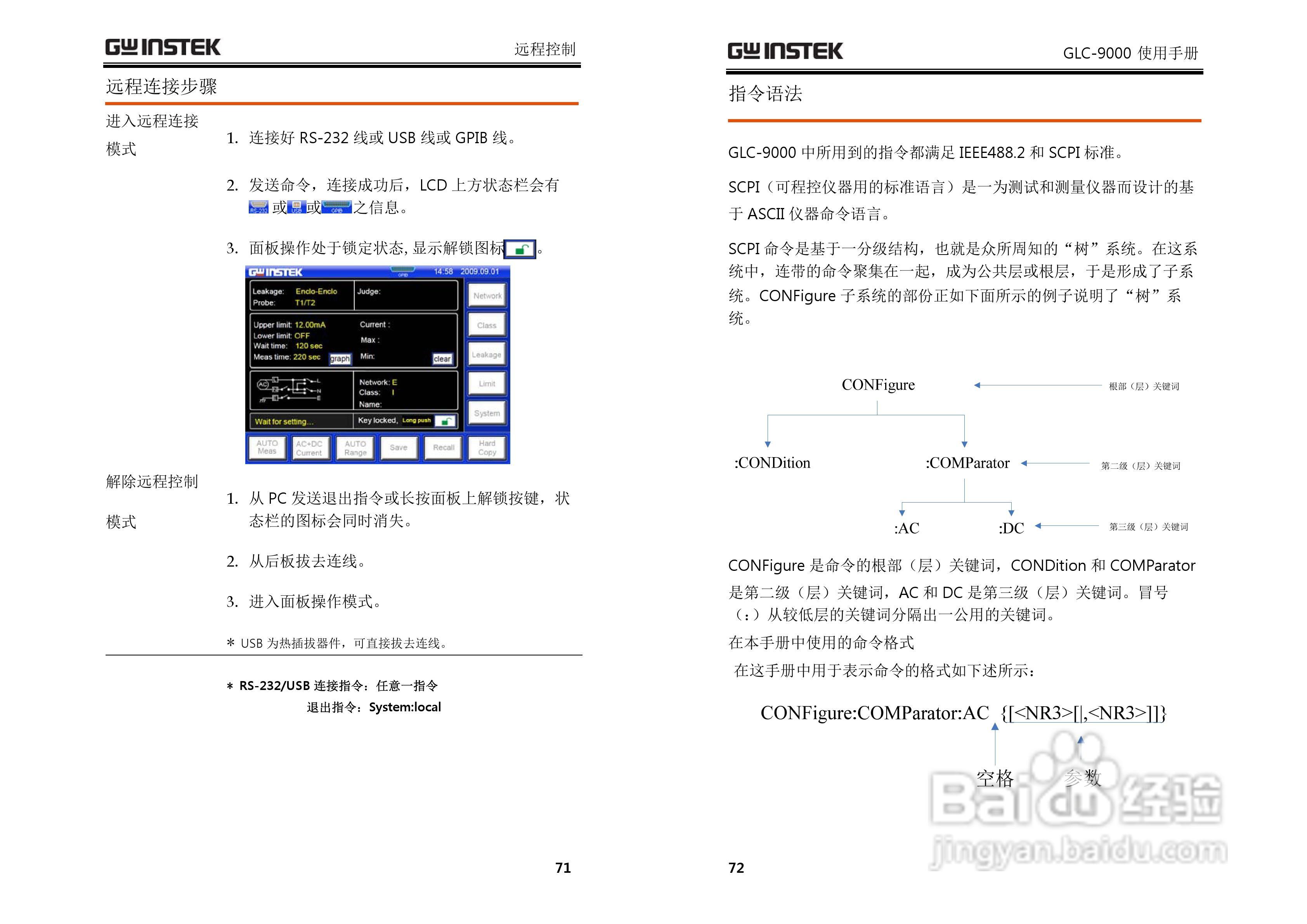 固纬GLC-9000泄漏电流测试仪使用说明书:[4]