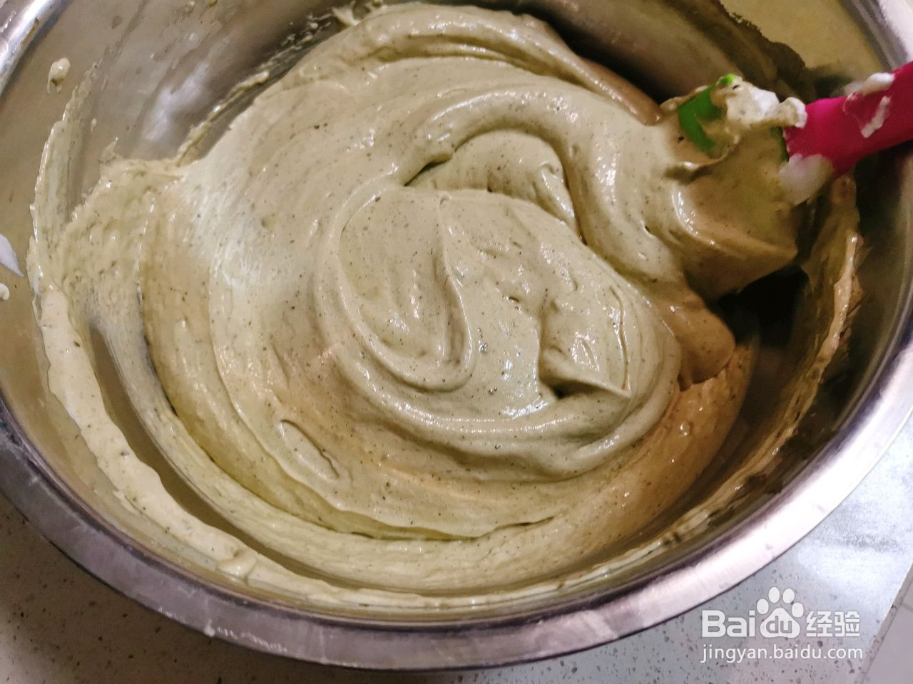 抹茶戚风的做法