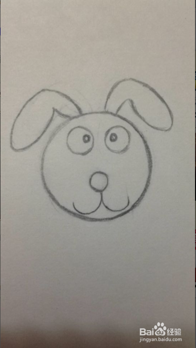 简笔画—卡通斑点狗