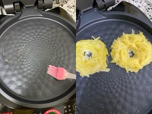土豆丝鸟巢鸡蛋早餐饼