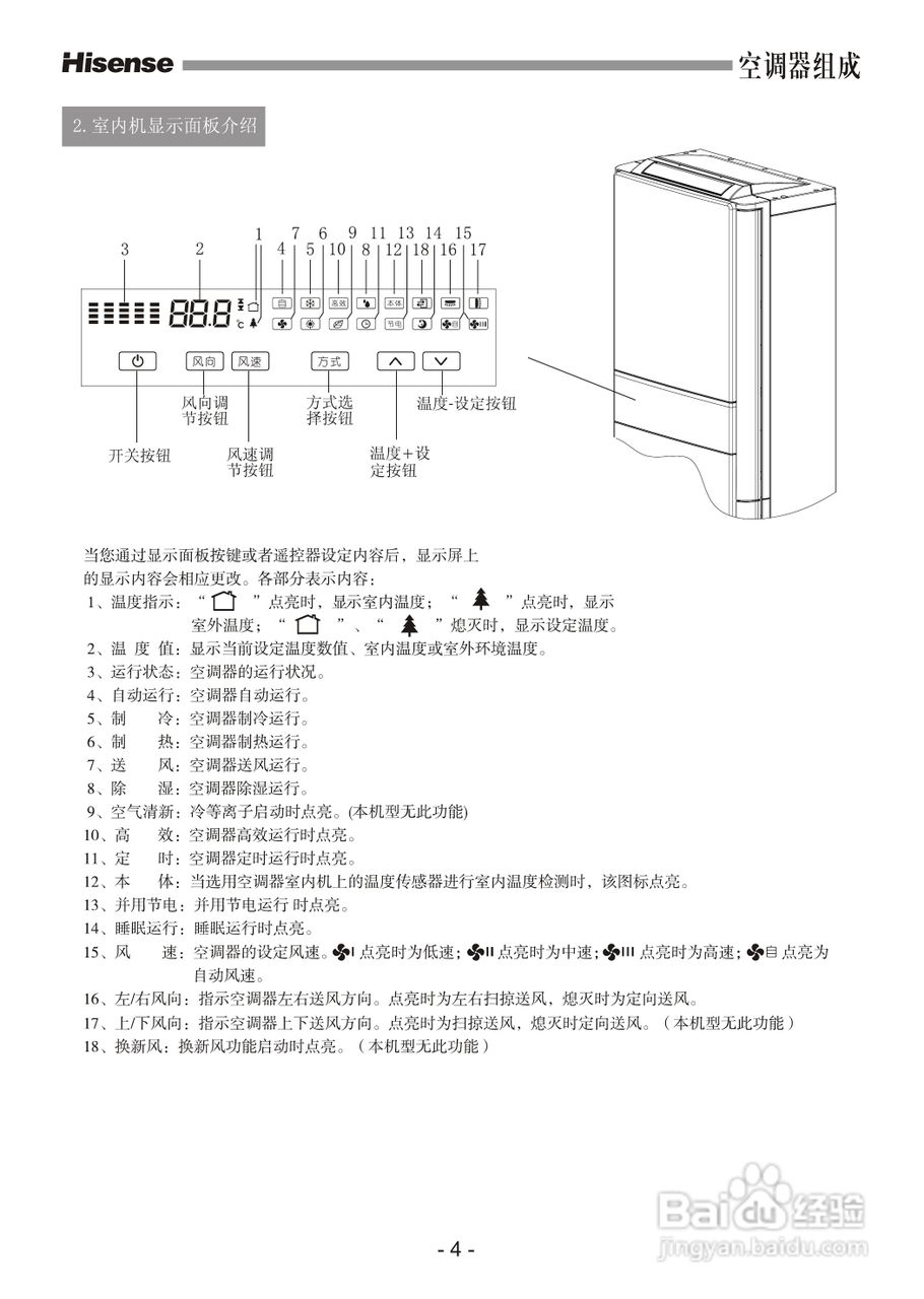 海信空调柜机KFR-72LW/08FZBpJ使用说明书:[1]